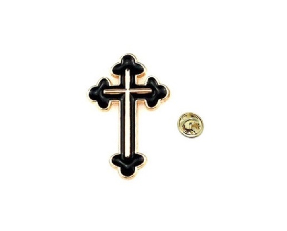 Orthodox Cross Enamel Pin