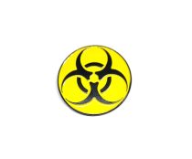 Radiation Hazard Symbol Pin