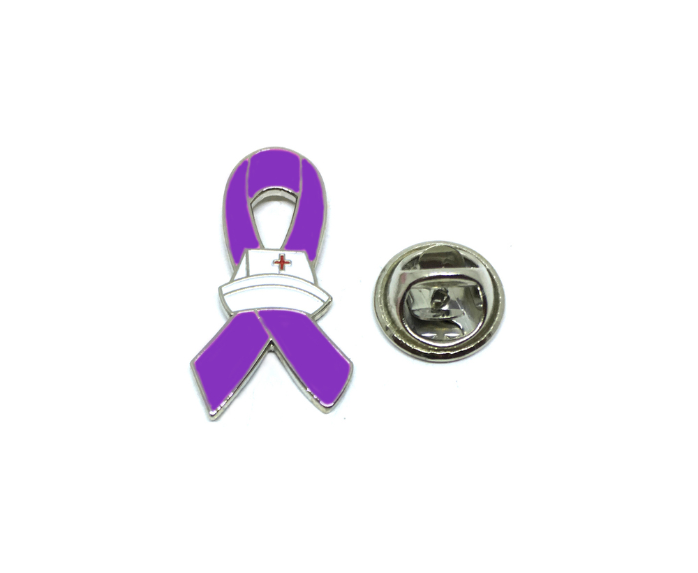 Purple Awareness Ribbon Pins