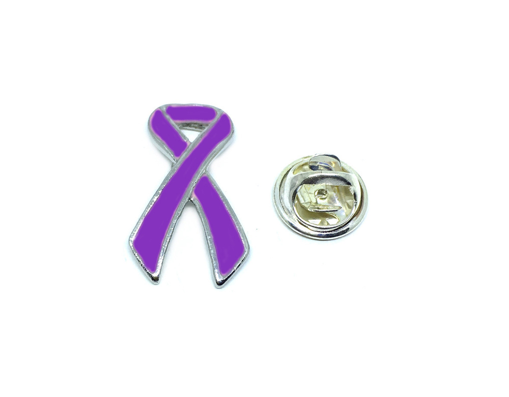 Purple Ribbon Pins