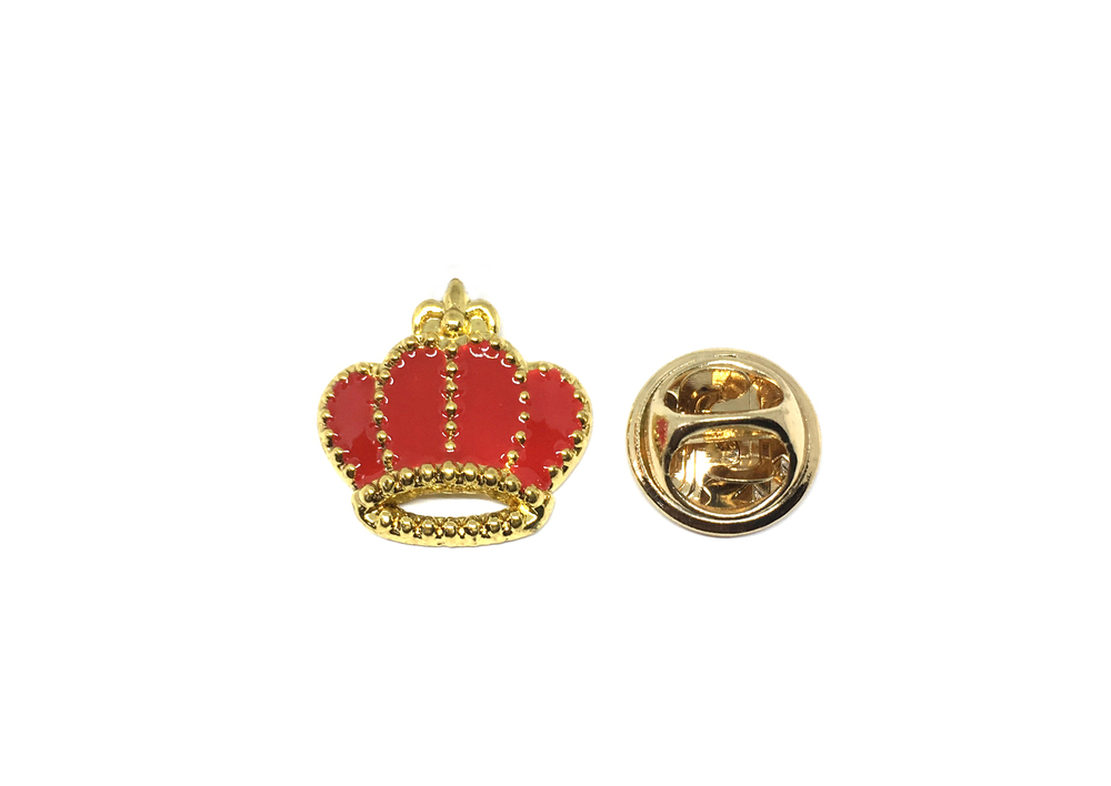 Red Crown Lapel Pin