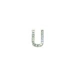 FPAL-027 Rhinestone Initial Pin