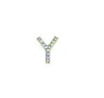 FPAL-027 Rhinestone Initial Pin