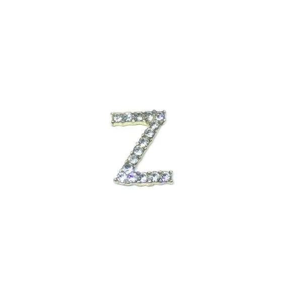 Rhinestone Initial Z Pin