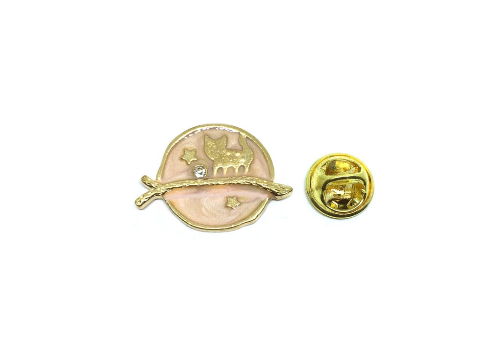 Star Moon Cat Pin