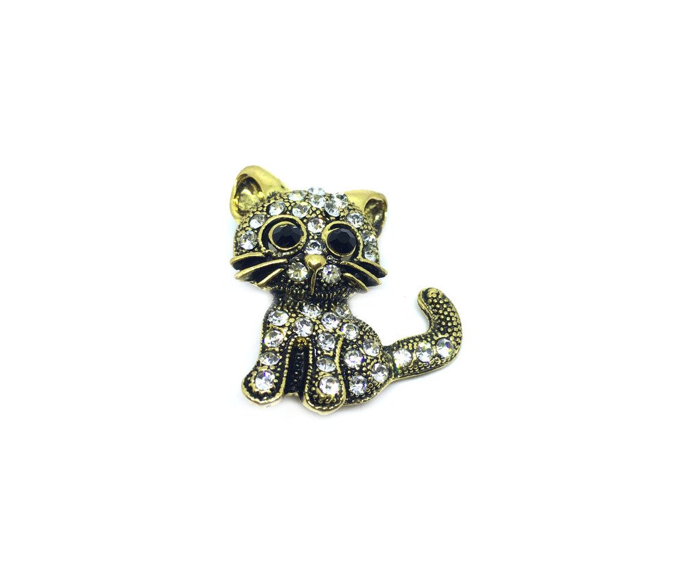 Vintage Cat Brooch