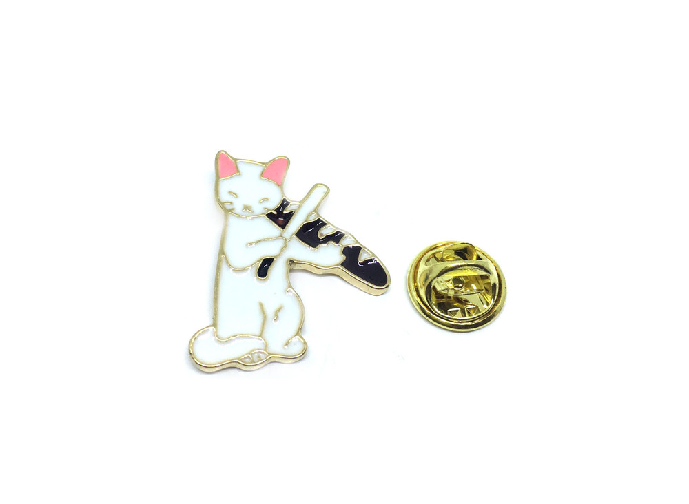 Violin Cat Pin
