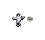 Jesus Cross Enamel Pin Badge