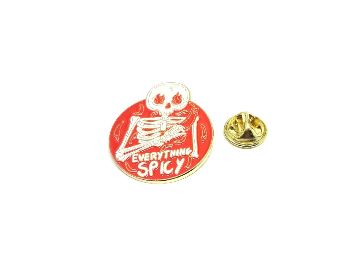 Fpe Pin Horror Knife Skull Enamel Pin | FINOX