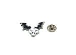 Skull Bats Enamel Lapel Badge Punk Gothic Halloween Christmas Decorative Pin