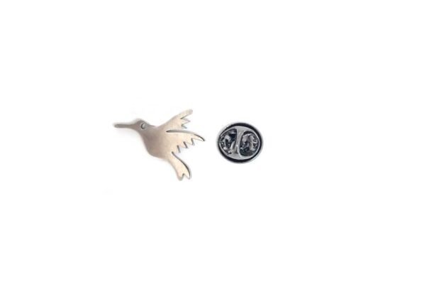 Silver Hummingbird Pin