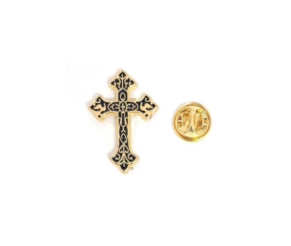 Religious Cross Lapel Pin