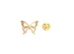 FPBT-097 Gold Butterfly Lapel Pin