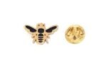 Black Bee Lapel Pin