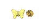 FPBT-029 Yellow Butterfly Lapel Pin