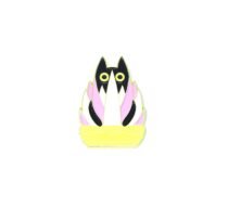 Cartoon Black Cat Pin