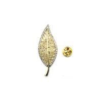 Golden Leaf Lapel Pin