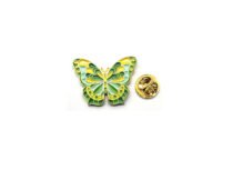 Green and Yellow Butterfly Pin