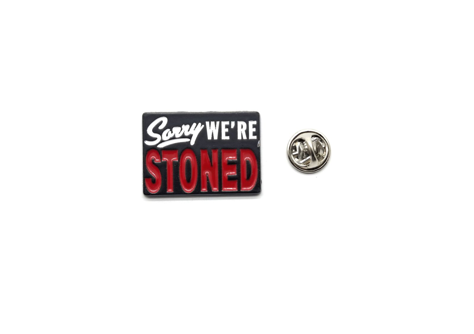 Insegna In Lamiera Vintage 'Sorry WE Are Stoned', 20,3x30,5 Cm, Con Bordi Arrotolati E Fori Preforati, Decorazione Da Parete Per Bar E Locali