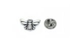 Pewter Small Silver Bee Pin
