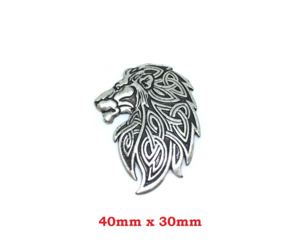 Celtic Lion Pin - size