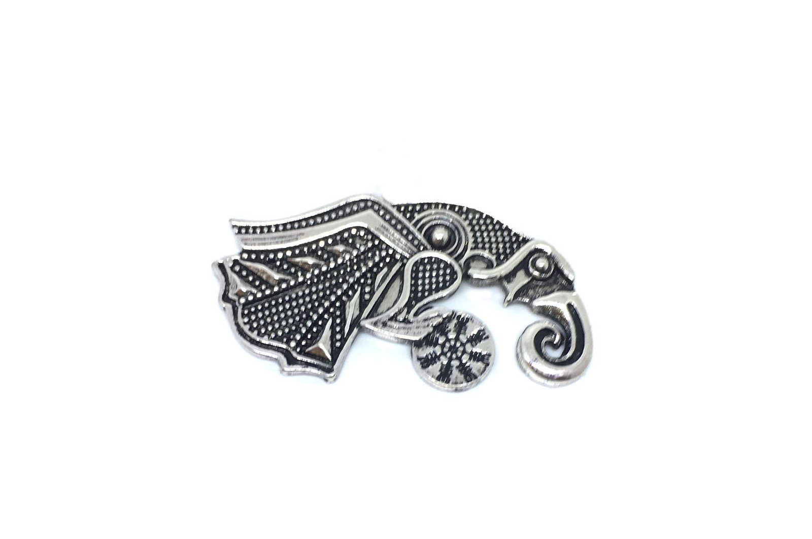 FVIN-041 Viking Raven Pin Viking Raven Badge Pin