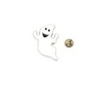 Halloween Ghost White Enamel Pin