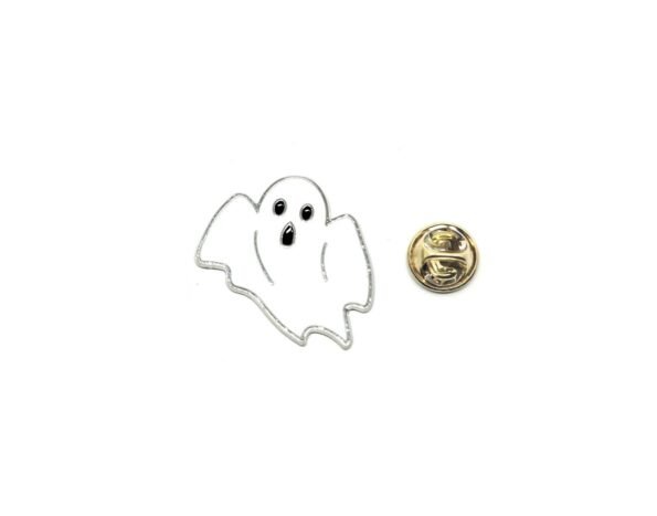 Halloween Ghost Pin - gold