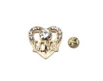 'I Love You' Heart Lapel Pin