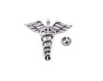 Caduceus Medical Symbol Lapel Pin