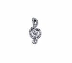 FMUS-N-23 Crystal Treble Clef Lapel Pin