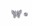 Crystal Butterfly Pin Badge