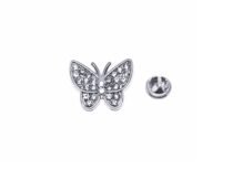 Crystal Butterfly Pin Badge