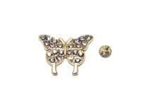 Dazzling Rhinestone Butterfly Pin