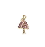 Pink Crystal Dance Pin