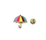 Multicolor Umbrella Enamel Pin