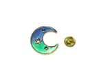 Moon and Star Enamel Pin