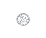FRON-055 Star Round Lapel Pin – gold plated