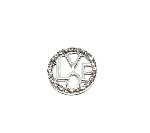 Love Round Lapel Pin
