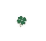 Lucky Four Leaf Green Clover Shamrock Pin