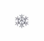 FSNO-020 Crystal Snowflake Brooch Pin