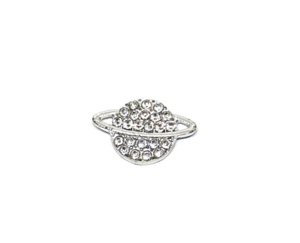 Rhinestone Sparkling Planet Pin
