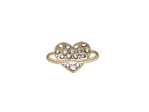 Love Heart Planet Lapel Pin