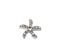 Crystal Starfish Pin