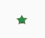 Green Enamel Star Pin