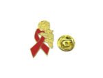 Red Ribbon Angel Pin