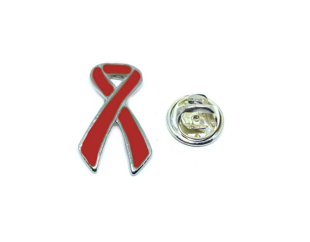 AHDA-006 Awareness Ribbon Pin - Heart Disease Awareness Ribbon Pin - Heart Disease