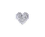 FHRT-137 Crystal Pixel Heart Pin