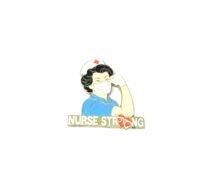 Strong Nurse Badge Pin