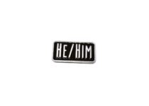 He Him Pronoun Enamel Pin